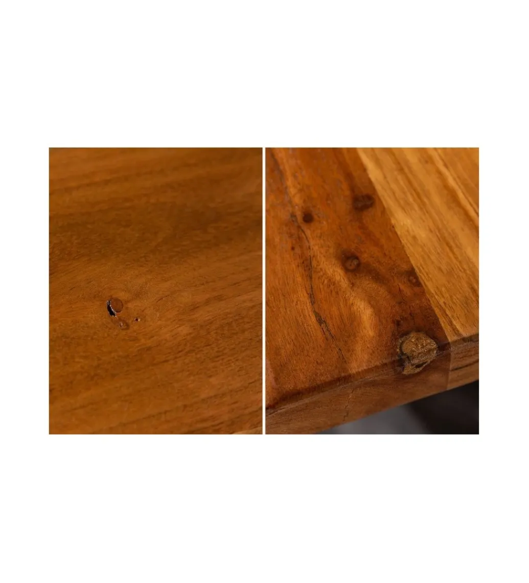 Invicta Interior Stolik kawowy Maamut 110 cm drewno akacja honey