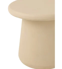 J-Line Stolik kawowy MAARK 51 cm beżowy
