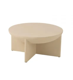 J-Line Stolik kawowy MAARK 90 cm drewno mango