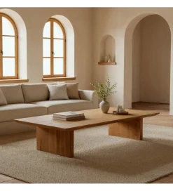 Zona-Design Stolik kawowy NOSMAT 150 cm drewno akacja