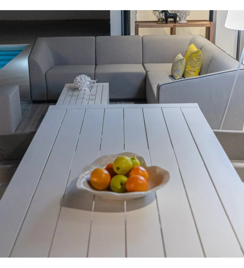Zona-Design Stolik kawowy ogród BAJA IO 100 cm biały