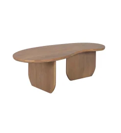 Invicta Interior - przedsprzedaż Stolik kawowy ORGANIC 120 cm drewno mango
