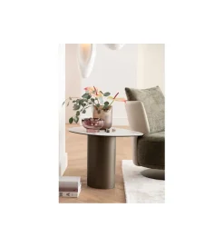 KARE Stolik kawowy PASO 75 cm czarny