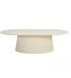 LF-Design Stolik kawowy PATO 120 cm drewno mango biała
