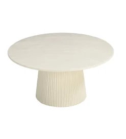 LF-Design Stolik kawowy PATO 80 cm drewno mango biała