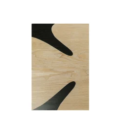 KARE Stolik kawowy PETAL 90 cm naturalny czarny