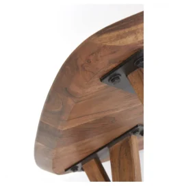 L&L Stolik kawowy QUENZA 120 cm drewno akcja