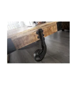 Invicta Interior Stolik kawowy Railway 120 cm drewno Mango