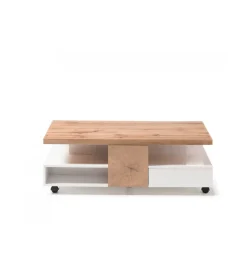 MCA Stolik kawowy RENNES Jamaika w kolorze biało dębowym