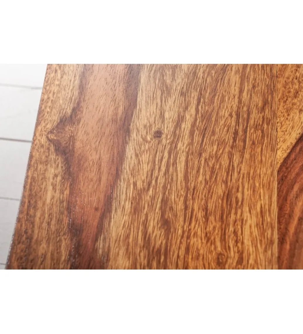 Invicta Interior - przedsprzedaż Stolik kawowy Retro 100 cm drewno Sheesham