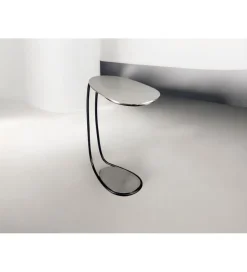 Imeri Stolik kawowy RIKAPI 42 cm srebrny