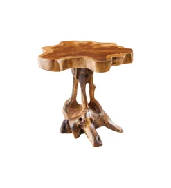 Invicta Interior - przedsprzedaż Stolik kawowy ROOT 40 cm drewno teak naturalny