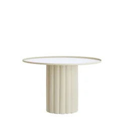 L&L Stolik kawowy ROSARIO 91 cm kremowy