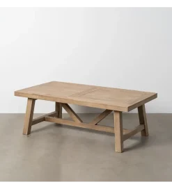 Zona-Design Stolik kawowy RUBBERY 130 cm drewno kauczuk naturalne