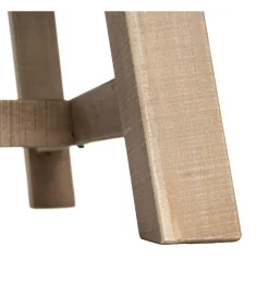 Zona-Design Stolik kawowy RUBBERY 130 cm drewno kauczuk naturalne