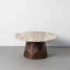 Zona-Design Stolik kawowy RUTANMO 90 cm drewno mango