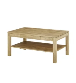 MCA Stolik kawowy SALEM 115 cm dąb lity sękaty