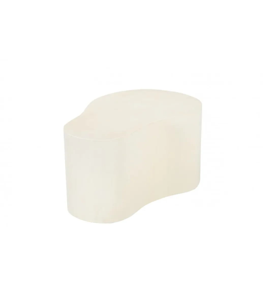 LF-Design Stolik kawowy SANDI Organic 70 cm kremowy