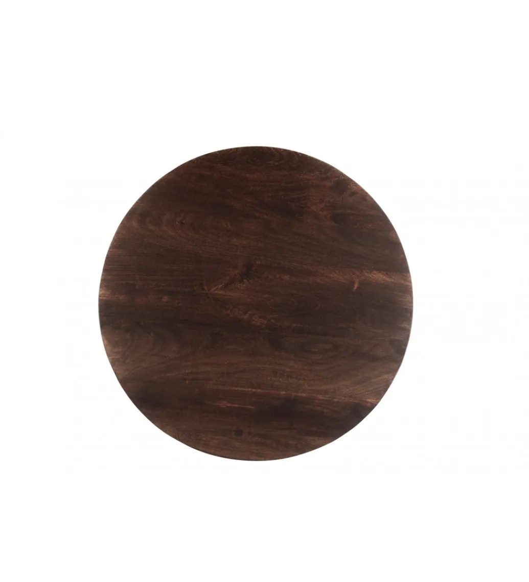 LF-Design Stolik kawowy SELVETOR 80 cm w kolorze orzecha