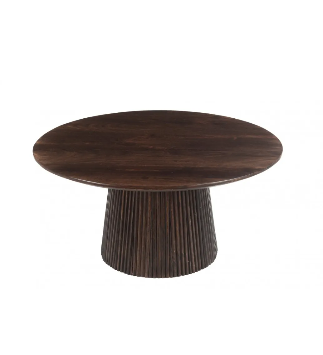 LF-Design Stolik kawowy SELVETOR 80 cm w kolorze orzecha