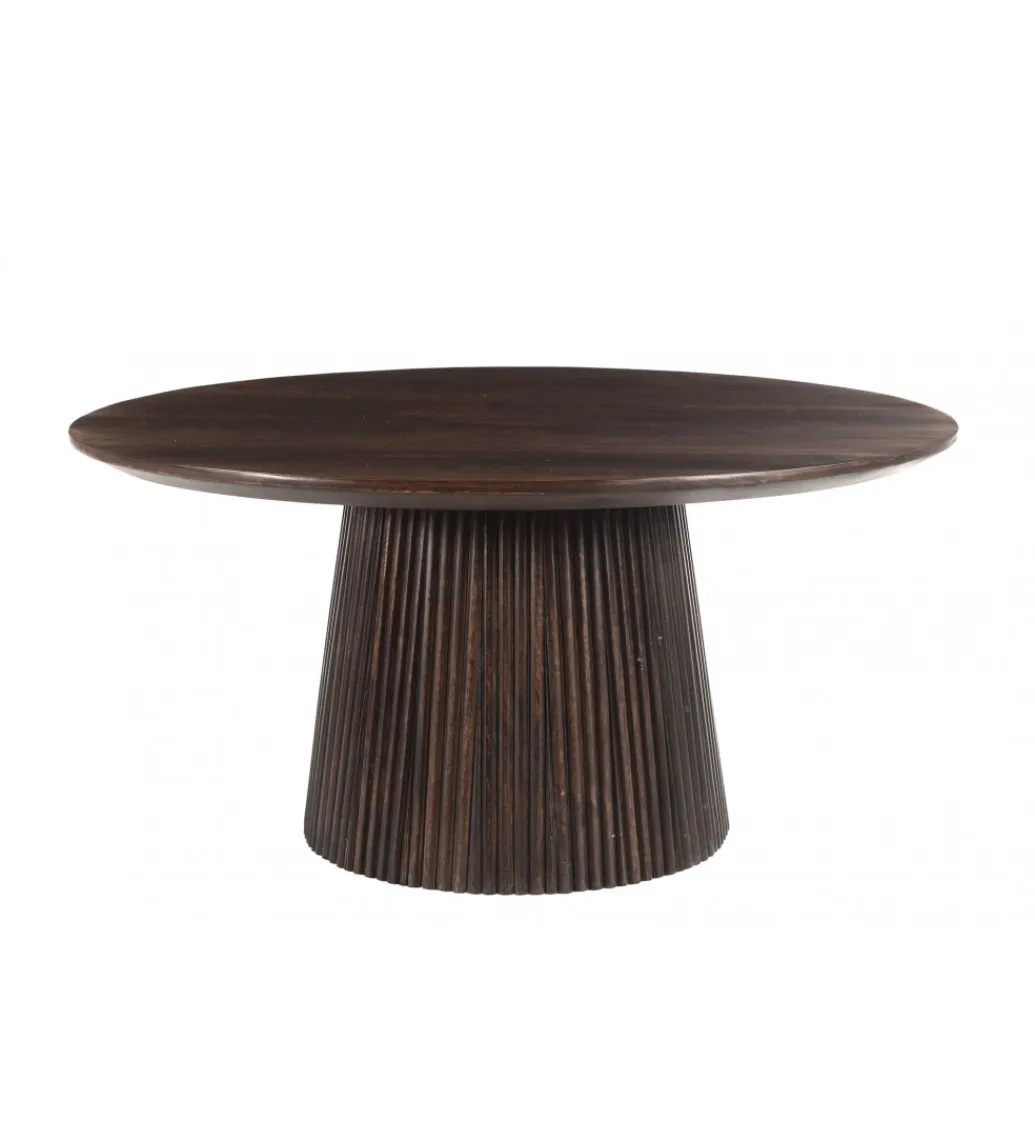 LF-Design Stolik kawowy SELVETOR 80 cm w kolorze orzecha