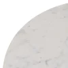 DENZO Stolik kawowy SPINDIMA 80 cm drewno mango marmur