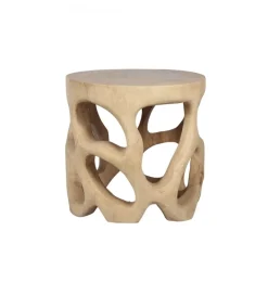 Imeri Stolik kawowy SUAR 50 cm drewno suar naturalne