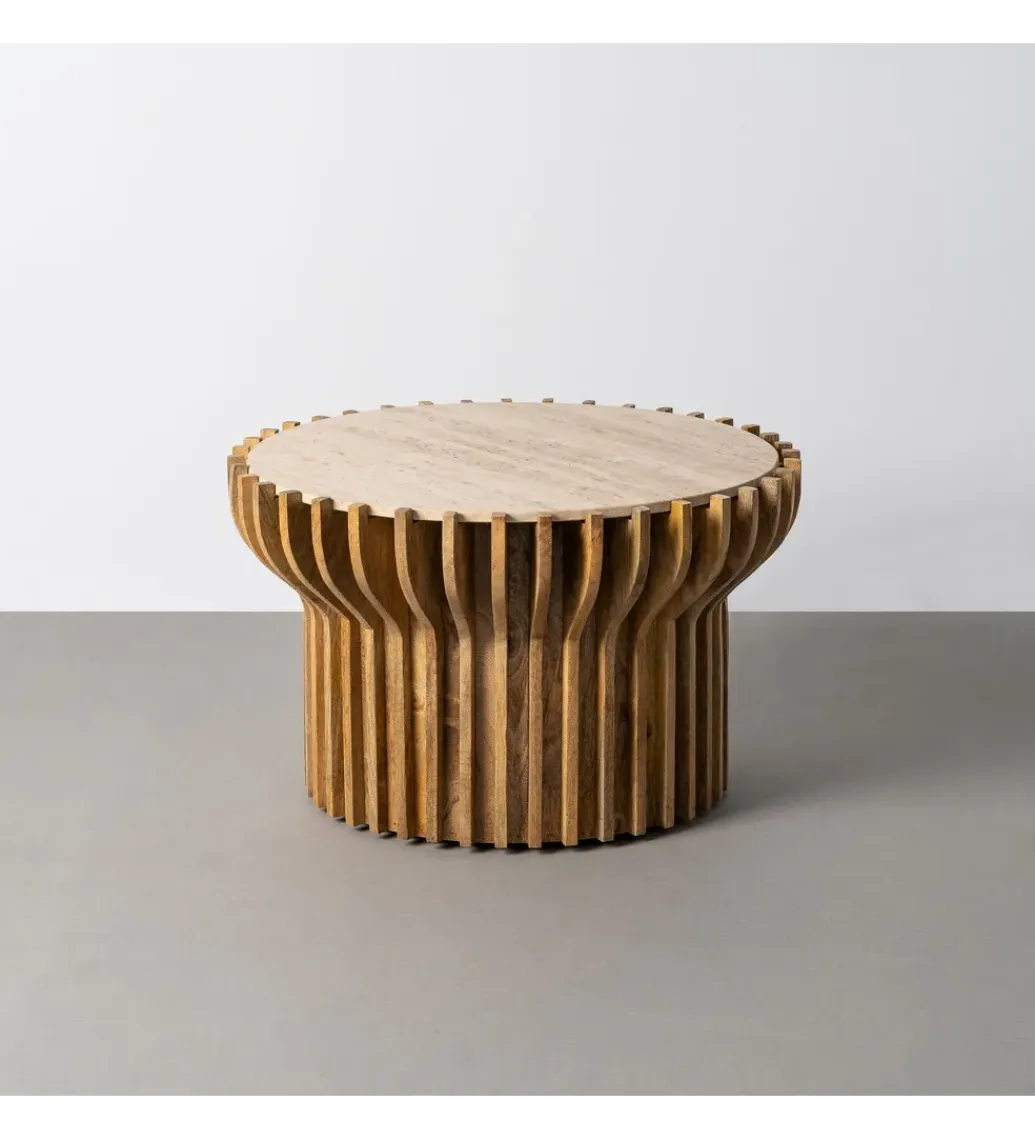 Zona-Design Stolik kawowy TEKALEMA 78 cm drewno mango