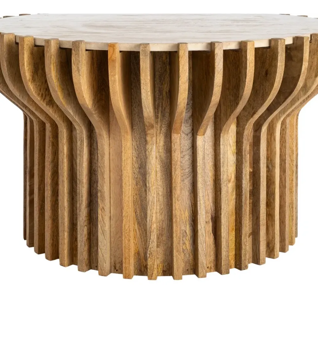 Zona-Design Stolik kawowy TEKALEMA 78 cm drewno mango