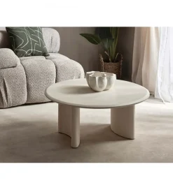 Imeri Stolik kawowy TELLUS 80 cm drewno mango