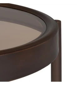 Zona-Design Stolik kawowy TERVO 61 cm ciemno brązowy