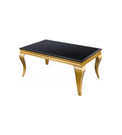 Invicta Interior Stolik kawowy TRENTINO Modern Barock 100 cm czarny