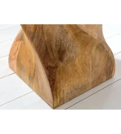 Invicta Interior - przedsprzedaż Stolik kawowy TWIST 45 cm drewno mango