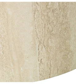Exclusivas Stolik kawowy UDERMENTA 80 cm w optyce travertynu