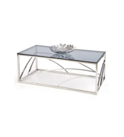 Halmar Stolik kawowy UNIVERSE 120 cm srebrny