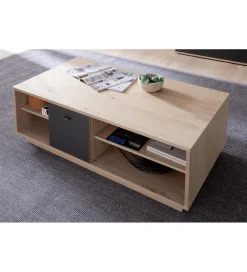 MCA Stolik kawowy VALENCIA 115 cm antracytowo naturalny