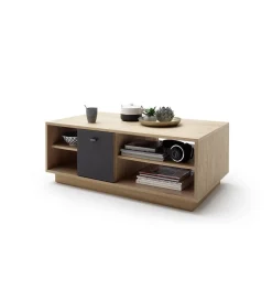 MCA Stolik kawowy VALENCIA 115 cm antracytowo naturalny