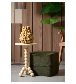L&L Stolik kawowy VEGLIO 35 cm drewno mango