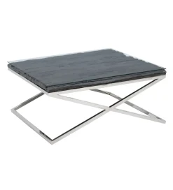 Zona-Design Stolik kawowy VERTA 100 cm szklany