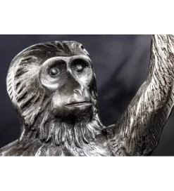 Invicta Interior Stolik kawowy WILDLIFE MONKEY 55 cm srebrny