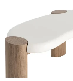 Zona-Design Stolik kawowy WINAS 125 cm biały naturalny