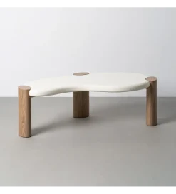 Zona-Design Stolik kawowy WINAS 125 cm biały naturalny
