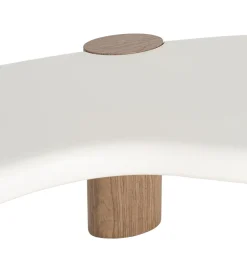 Zona-Design Stolik kawowy WINAS 125 cm biały naturalny