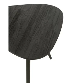 J-Line Stolik kawowy ZAMBIA set 2 drewno teak czarny