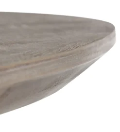 DENZO Stolik kawowy ZARMINIA 80 cm drewno wiązu