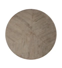 DENZO Stolik kawowy ZARMINIA 80 cm drewno wiązu