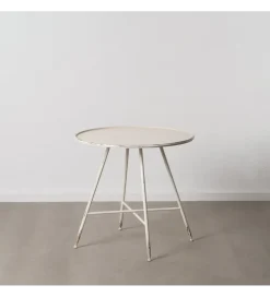 Zona-Design Stolik kawowy ZEGARTA 80 cm kremowy