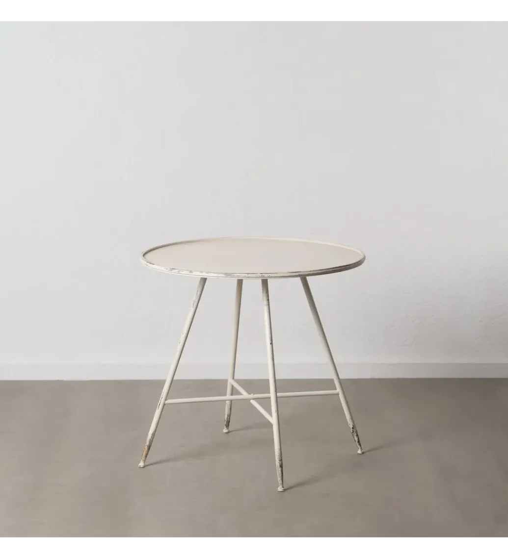Zona-Design Stolik kawowy ZEGARTA 80 cm kremowy