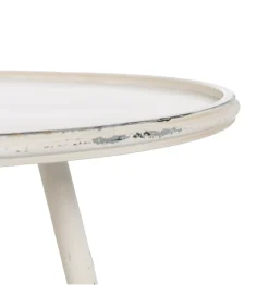 Zona-Design Stolik kawowy ZEGARTA 80 cm kremowy