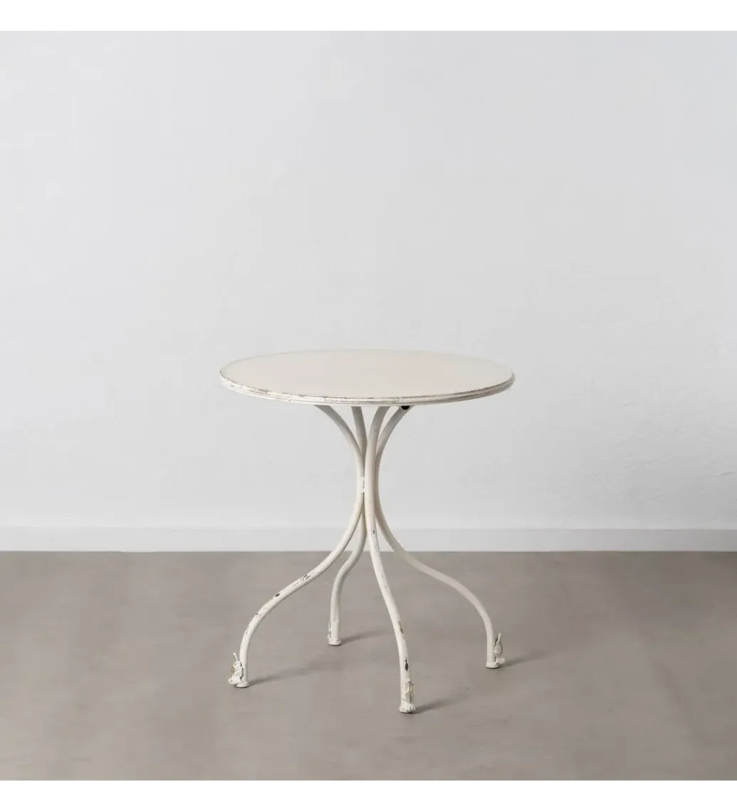 Zona-Design Stolik kawowy ZEGARTA 75 cm kremowy